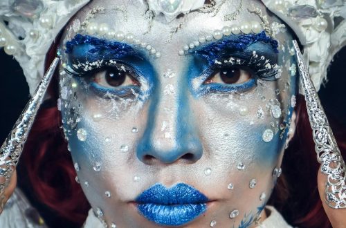 Picture of a winter goddess.